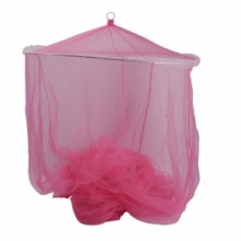 Round Lace Mosquito Bed Canopies Netting Pink. Christmas Shopping, 4% off plus free Christmas Stocking and Christmas Hat!