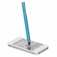 Stylus Pen with Gel Ink for iPod/iPad/iPhone 4/4S 3G 3GS Blue. Christmas Shopping, 4% off plus free Christmas Stocking and Christmas Hat!