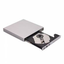 Sliver USB External Drive DVD-RW for Laptop & Desktop. Christmas Shopping, 4% off plus free Christmas Stocking and Christmas Hat!