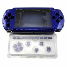 Full Housing Case Faceplate with Buttons for Sony PSP 1000 Blue. Christmas Shopping, 4% off plus free Christmas Stocking and Christmas Hat!