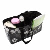 Diaper Nappy Bag Storage Organizer Bag in Bag Handbag Black. Christmas Shopping, 4% off plus free Christmas Stocking and Christmas Hat!