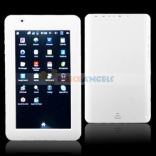 Special Functions - Android?4.0.3 operation system General Color White Brand NA Model A11 Spec. Tech. Screen ? Screen Size 7-inch Material LCD Touch Screen YES Type of touch screen Capacitive screen Scale 16:9 Resolution 800 x 480 CPU / Frequency Cortex-A8 Operation System Android 4.0 RAM 512MB ROM 4 GB Supported Memory Card Support TF card up to 32GB Memory Card Included NA Network Wifi 802.11b/g Webcam 0.3MP GPS Chip NA Bluetooth NA OTG NA G-sensor NA Microphone Yes Speaker Yes File Format Audio MP3 /WMA / ACC / WAV? Video MP4 / 3GP / MPG / AVI / FLV Other MP2/MKV Battery Built-in high power 3500mAh li-ion battery Input 100-240V Output DC 5V Other Function MSN /Email / Calculator / Calendar / MP3 / MP4 / Wifi / Camera / Camcorder /Games / Alarm Clock/ Bluetooth/ Office Software/ etc. Slot 1 x HDMI Slot 1 x TF Slot Card 1 x 3.5mm earphone jack 1 x USB Slot 1 x DC in Language English.French.German.Spanish.Portuguese.Turkish.Russia.Italian.Tailand.Vietnamese.Arabic. India.Dutch.Malay.Japanese NOTE - Please do not use up the battery capacity before charging - If you have used up the battery capacity. please ensure normal shutdown of you laptop before charging Package Included 1 x Tablet PC 1 x AC Charger 1 x USB Cable 1 x Adapter 1 x User Manual Warranty 1-year manufacturer's warranty: this warranty is offered directly by the manufacturer. Should the item become defective within the manufacturer's warranty period (physical damages and damages caused by incorrect usage excluded). customers may send the unit back to PA's office. PA will help forwarding the item to the manufacturer for repair or replacement. and will look after the progress. ?